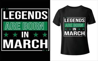 legendes worden geboren in de maand t-shirtontwerp, maand januari februari maart april mei juni juli augustus september oktober november december t-shirtontwerp vector