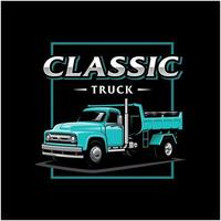 klassieke pick-up truck illustratie vector