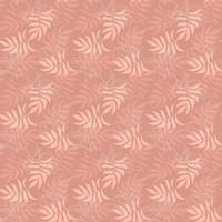 abstracte tropische gebladerte achtergrond in roze roze blos. naadloze achtergrond van lijn palmbladeren. creatieve illustratie van de tropen voor het ontwerp van badkleding, behang, textiel. vectorkunst vector