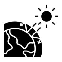 broeikaseffect glyph-pictogram vector