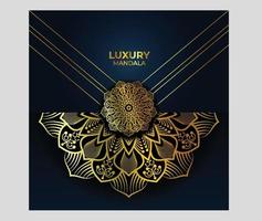 luxe mandala-ontwerp vector