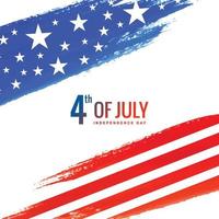 Amerikaanse onafhankelijkheidsdag 4 juli viering achtergrond vector