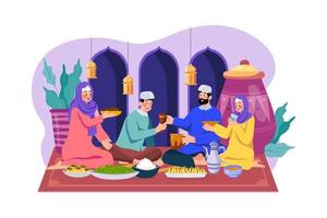 eid al-adha illustratie concept vector