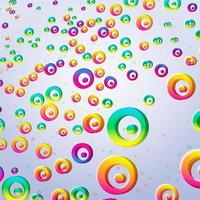 abstracte kleurrijke bubbels achtergrond. vector. vector