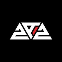 zaz driehoek brief logo ontwerp met driehoekige vorm. zaz driehoek logo ontwerp monogram. zaz driehoek vector logo sjabloon met rode kleur. zaz driehoekig logo eenvoudig, elegant en luxueus logo. zazo