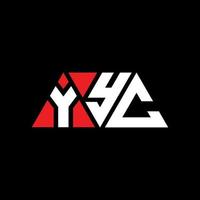 yyc driehoek brief logo ontwerp met driehoekige vorm. yyc driehoek logo ontwerp monogram. yyc driehoek vector logo sjabloon met rode kleur. yyc driehoekig logo eenvoudig, elegant en luxueus logo. yyc