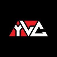 ylc driehoek brief logo ontwerp met driehoekige vorm. ylc driehoek logo ontwerp monogram. ylc driehoek vector logo sjabloon met rode kleur. ylc driehoekig logo eenvoudig, elegant en luxueus logo. ylc
