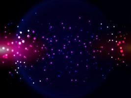 sprankelende magische fee stofdeeltjes abstracte deeltjes en glitter kleur achtergrond vector