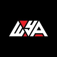 wxa driehoek brief logo ontwerp met driehoekige vorm. wxa driehoek logo ontwerp monogram. wxa driehoek vector logo sjabloon met rode kleur. wxa driehoekig logo eenvoudig, elegant en luxueus logo. wxa