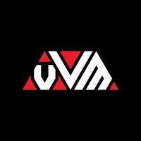 vvm driehoek brief logo ontwerp met driehoekige vorm. vvm driehoek logo ontwerp monogram. vvm driehoek vector logo sjabloon met rode kleur. vvm driehoekig logo eenvoudig, elegant en luxueus logo. vvm