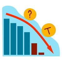 stablecoin terra crash crisis infographic vectorillustratie vector