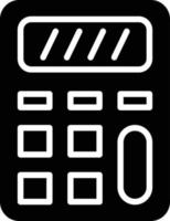 rekenmachine glyph-pictogram vector