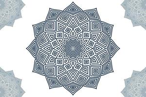 mandala patroon ontwerp. geometrisch patroonontwerp. pastelkleurige mandala vector