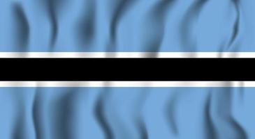 vlag van botswana vector