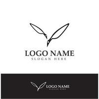 veren pen schrijf teken logo sjabloon app pictogrammen vector
