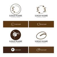 koffieboon pictogram vector