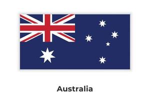 de nationale vlag van Australië vector