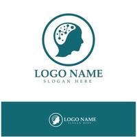 neuron logo of zenuwcel logo ontwerp, molecuul logo illustratie sjabloon icoon met vector concept