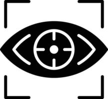 focus glyph vector icon