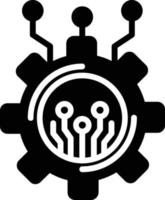 instellingen vector glyph icon
