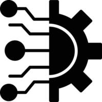 technologie vector glyph icon