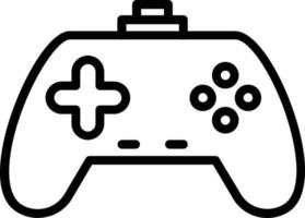 gamepad vector lijn icoon