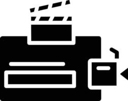 entertainment glyph-pictogram vector