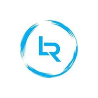 lr logo ontwerp sjabloon vector grafisch branding element