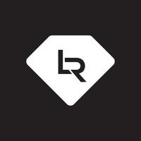 lr logo ontwerp sjabloon vector grafisch branding element