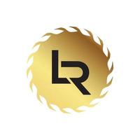 lr logo ontwerp sjabloon vector grafisch branding element