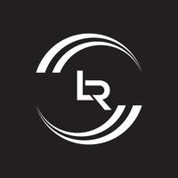 lr logo ontwerp sjabloon vector grafisch branding element