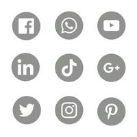 social media iconen vector kunst, iconen en afbeeldingen