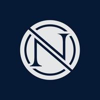 letter n logo vector