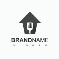 restaurant logo ontwerpsjabloon, koken pictogram illustratie vector