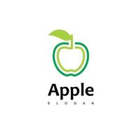 ontwerpsjabloon voor appelfruit-logo vector