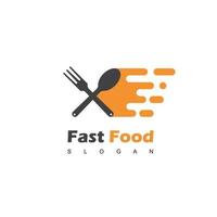 fastfood, restaurant logo sjabloon vector