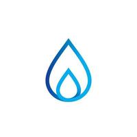 druppel water logo sjabloon vector