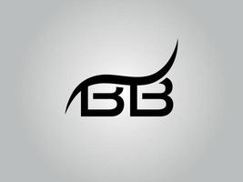 letter bb logo ontwerp gratis vector bestand.