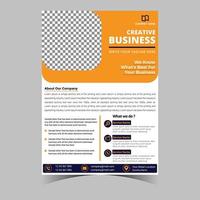 zakelijke briefpapier sjabloon corporate flyer ontwerp vector