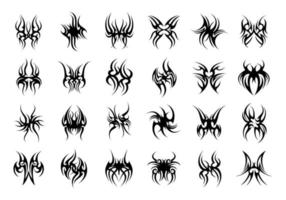 vector set tattoo design elementen