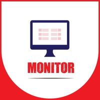 monitor vector ontwerp
