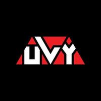 uly driehoek brief logo ontwerp met driehoekige vorm. uly driehoek logo ontwerp monogram. uly driehoek vector logo sjabloon met rode kleur. uly driehoekig logo eenvoudig, elegant en luxueus logo. uly