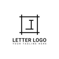 eenvoudig en schoon zwart monogram logo-ontwerp met de letter j vector