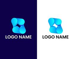 letter s en z met tech logo ontwerpsjabloon vector