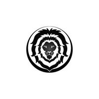 leeuwenkop logo sjabloon vector pictogram