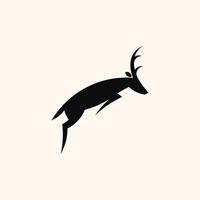 springende herten logo vector