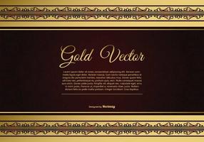 Elegante Gouden En Rode Achtergrond Illustratie vector