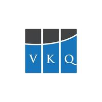 vkq brief logo ontwerp op witte achtergrond. vkq creatieve initialen brief logo concept. vkq-briefontwerp. vector