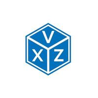 vxz brief logo ontwerp op zwarte achtergrond. vxz creatieve initialen brief logo concept. vxz brief ontwerp. vector