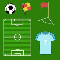 voetbal, geweldig ontwerp voor elk doel. concept illustratie. vectorachtergrond. illustratie vectorafbeelding. voetbal. vector